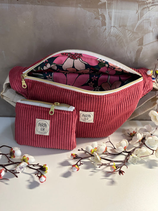 Ensemble Sac Banane et porte monnaie assortie
